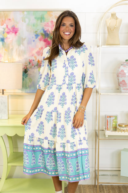 The Baylor Midi Dress-Midi Dress-tcec-The Village Shoppe, Women’s Fashion Boutique, Shop Online and In Store - Located in Muscle Shoals, AL.