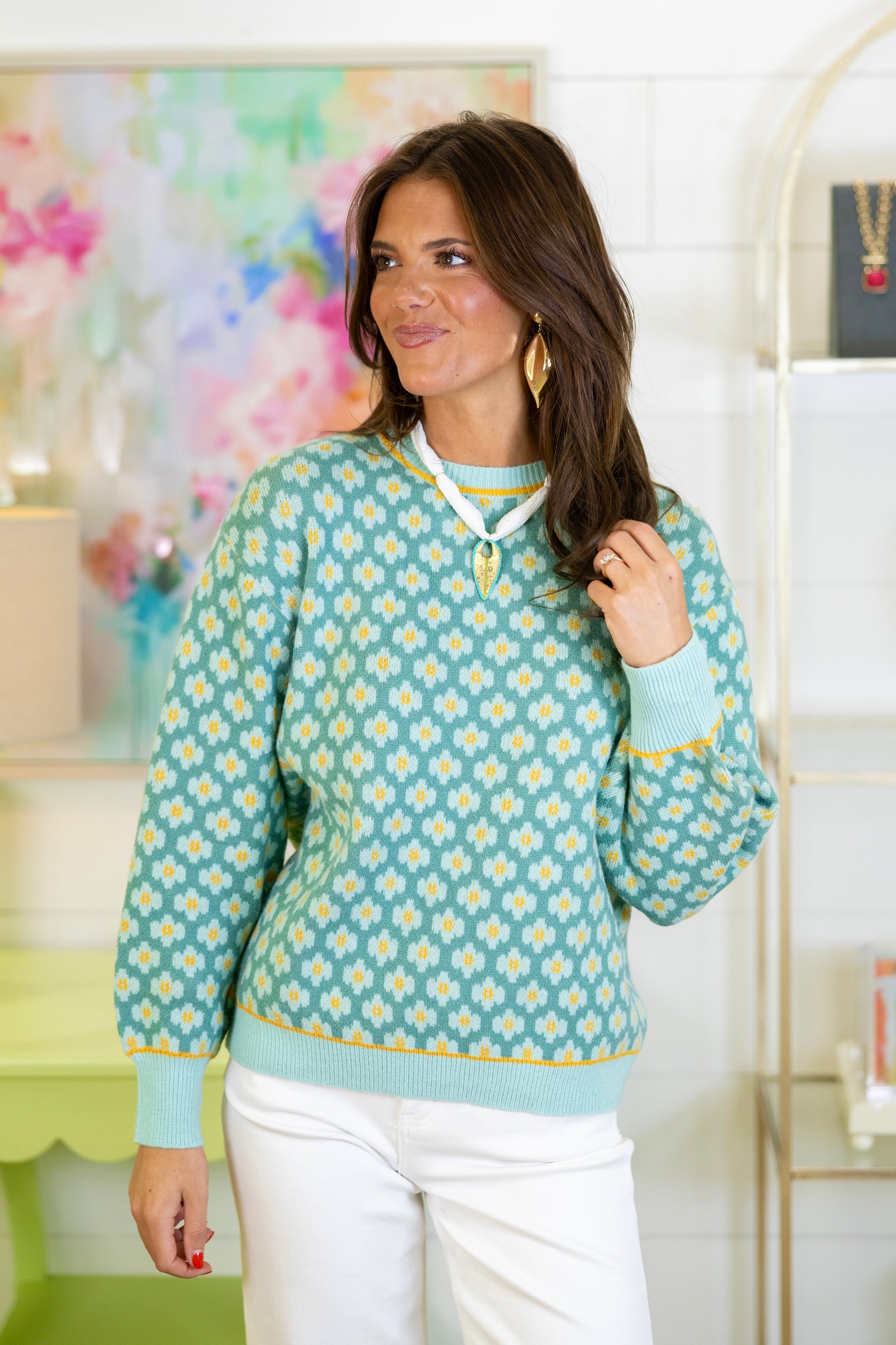 The Sunny Sweater-Sweaters-Umgee-The Village Shoppe, Women’s Fashion Boutique, Shop Online and In Store - Located in Muscle Shoals, AL.