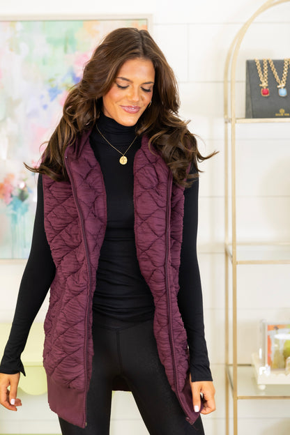 The Winslet Quilted Vest-Vest-Mono B-The Village Shoppe, Women’s Fashion Boutique, Shop Online and In Store - Located in Muscle Shoals, AL.