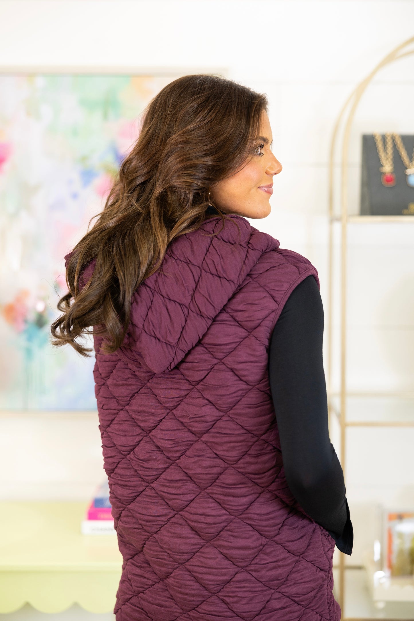 The Winslet Quilted Vest-Vest-Mono B-The Village Shoppe, Women’s Fashion Boutique, Shop Online and In Store - Located in Muscle Shoals, AL.