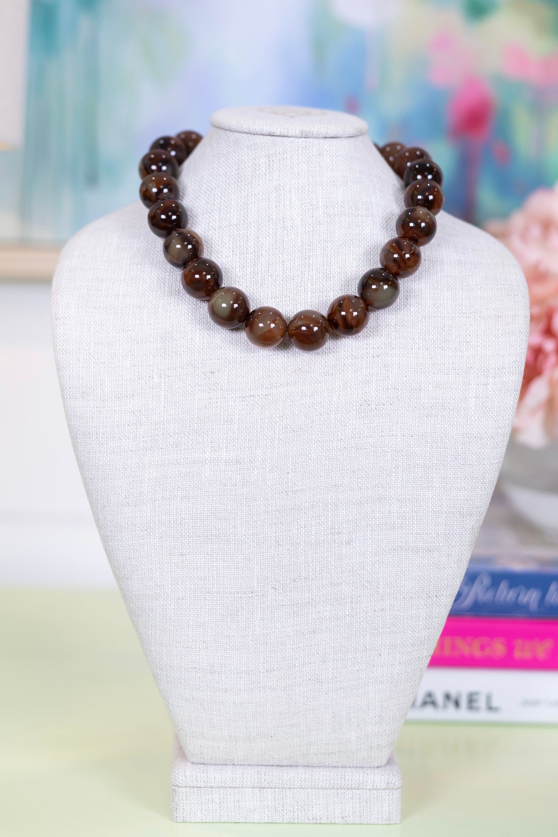 Sweet Tart Beaded Necklace-Necklaces-Hart Designs-The Village Shoppe, Women’s Fashion Boutique, Shop Online and In Store - Located in Muscle Shoals, AL.