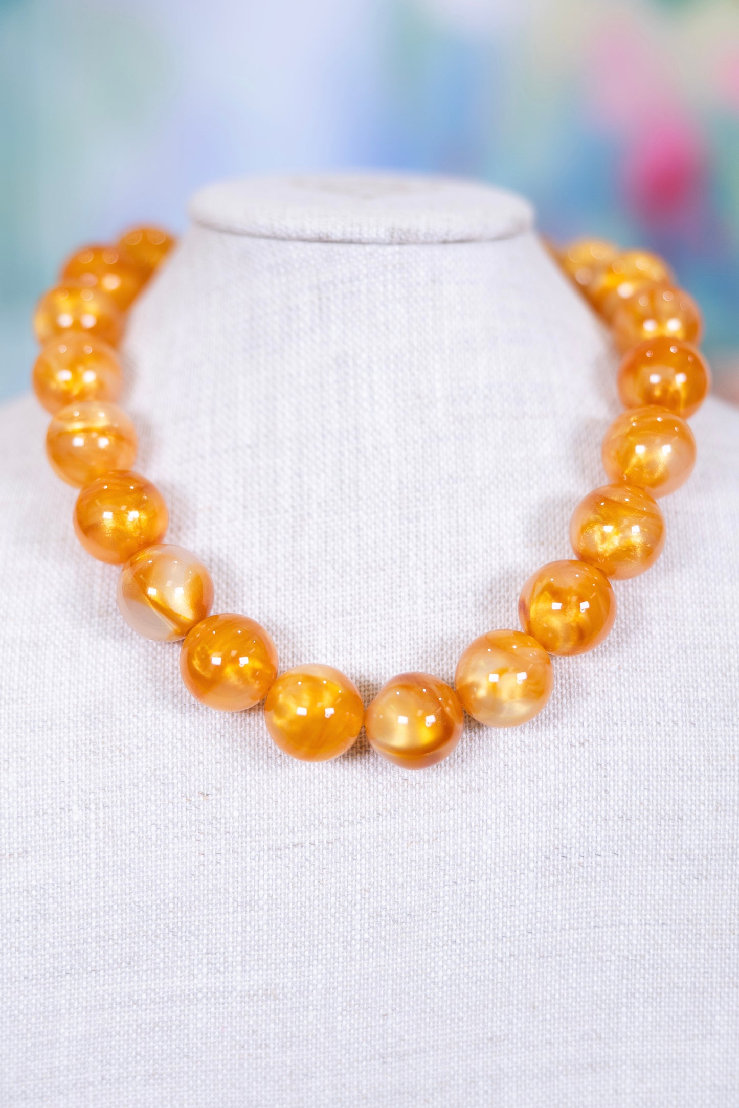 Sweet Tart Beaded Necklace-Necklaces-Hart Designs-The Village Shoppe, Women’s Fashion Boutique, Shop Online and In Store - Located in Muscle Shoals, AL.