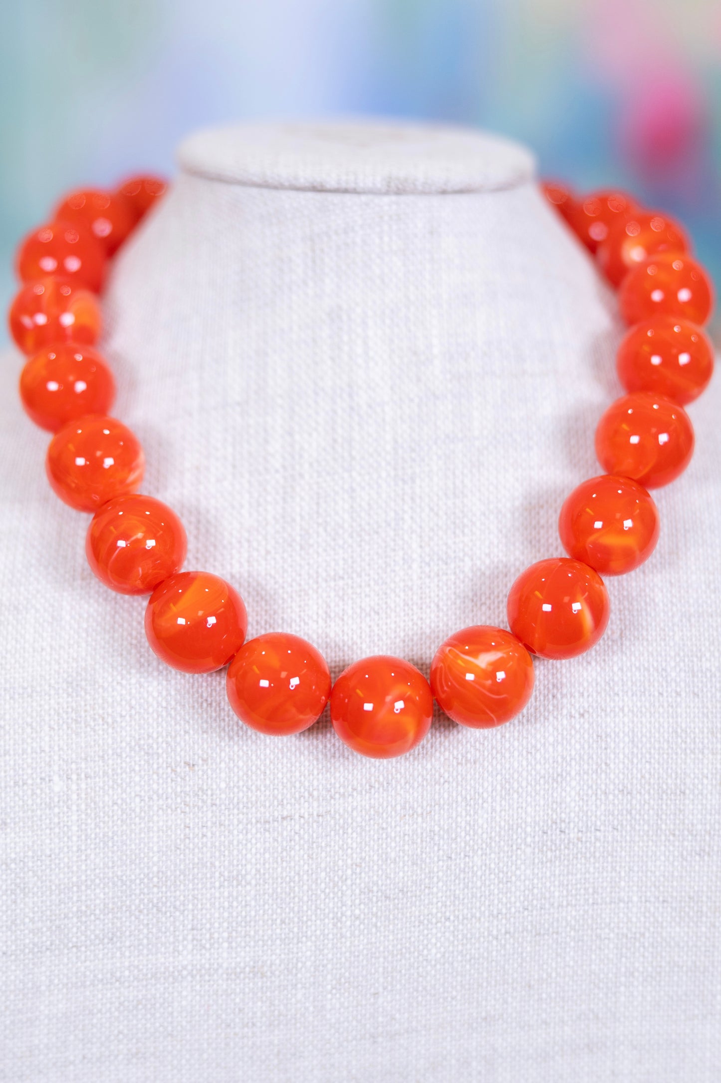 Sweet Tart Beaded Necklace-Necklaces-Hart Designs-The Village Shoppe, Women’s Fashion Boutique, Shop Online and In Store - Located in Muscle Shoals, AL.