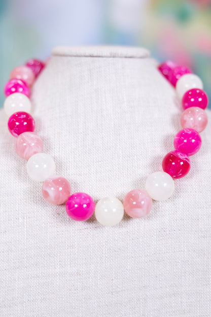 Sweet Tart Beaded Necklace-Necklaces-Hart Designs-The Village Shoppe, Women’s Fashion Boutique, Shop Online and In Store - Located in Muscle Shoals, AL.