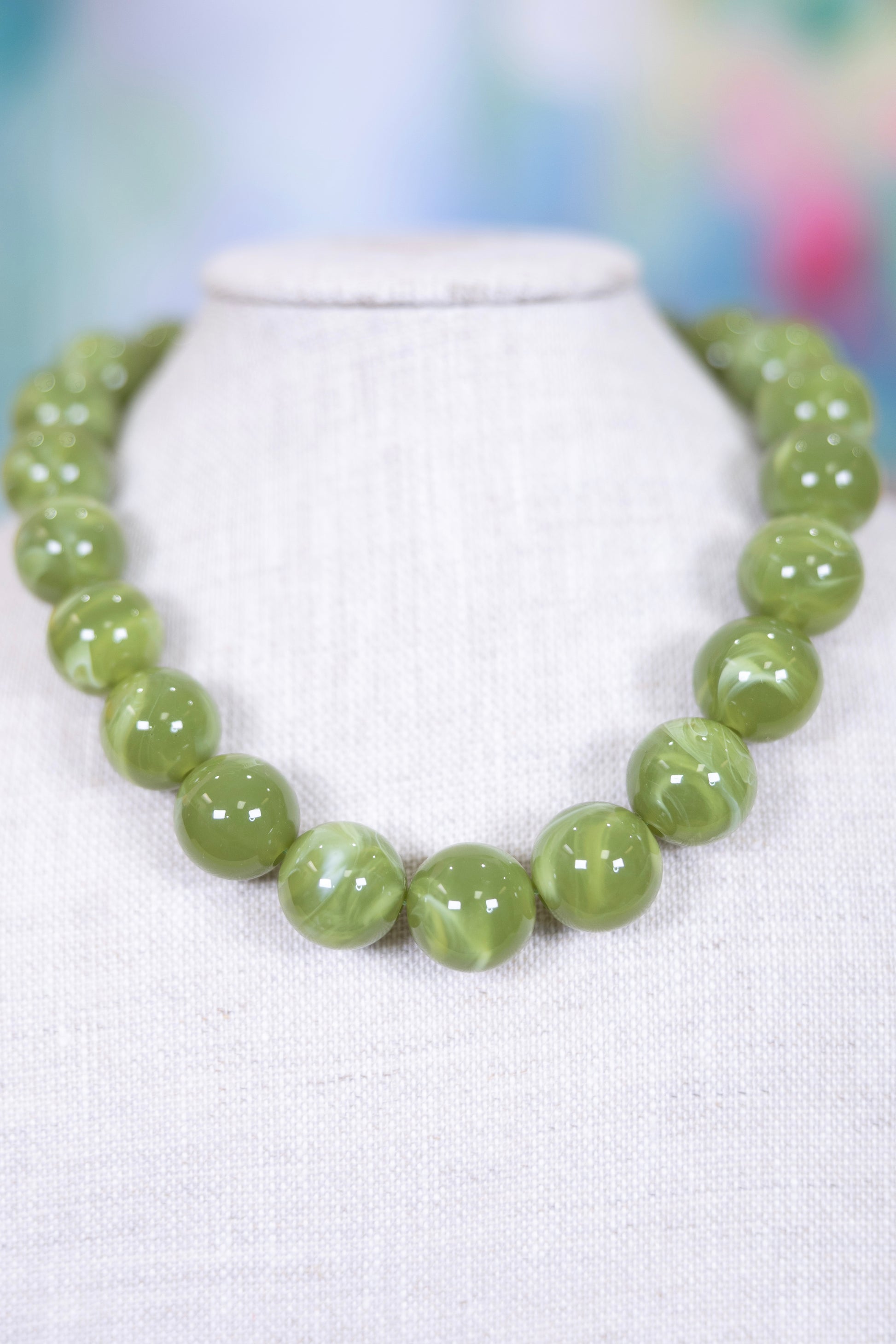 Sweet Tart Beaded Necklace-Necklaces-Hart Designs-The Village Shoppe, Women’s Fashion Boutique, Shop Online and In Store - Located in Muscle Shoals, AL.