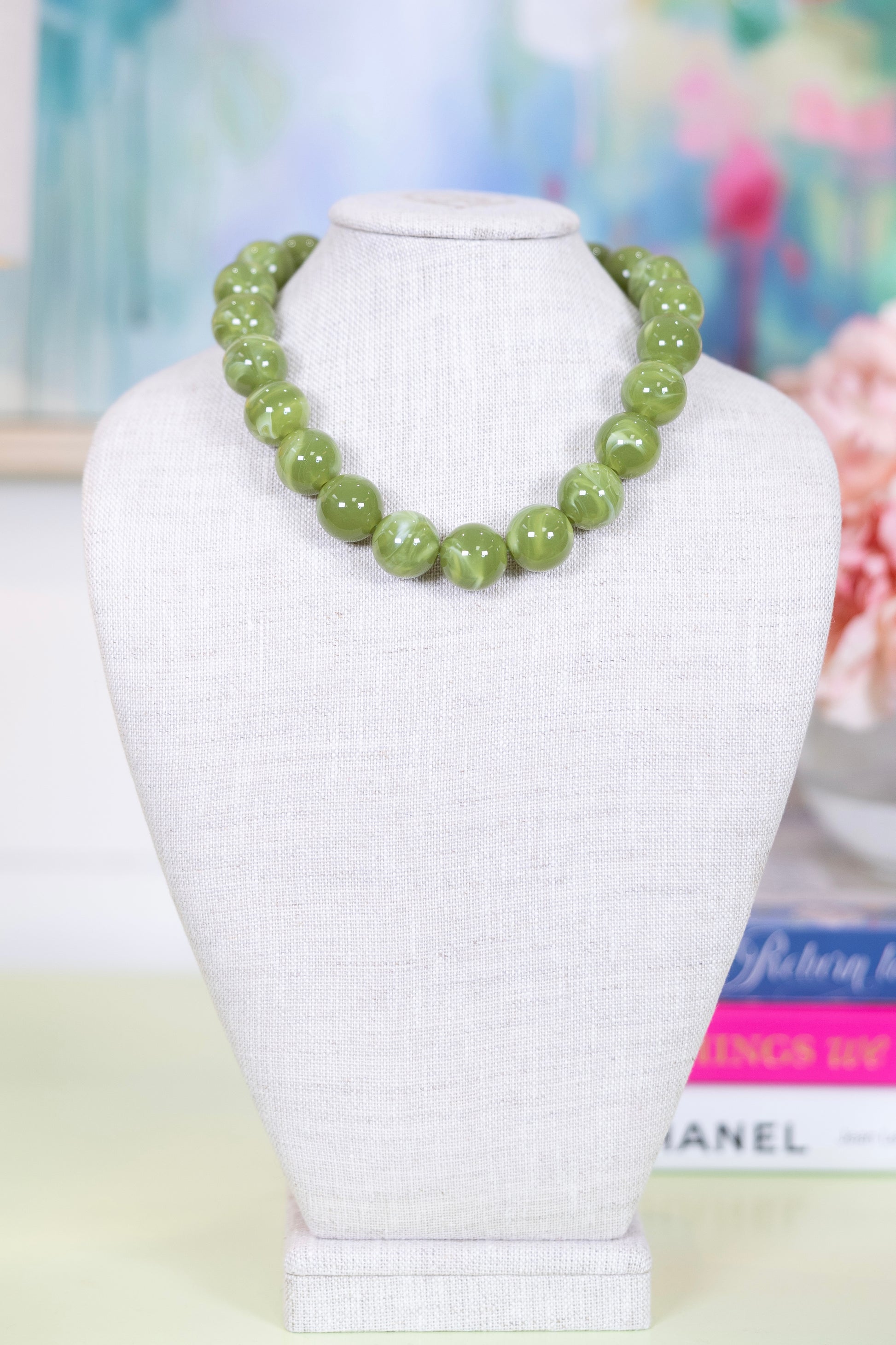 Sweet Tart Beaded Necklace-Necklaces-Hart Designs-The Village Shoppe, Women’s Fashion Boutique, Shop Online and In Store - Located in Muscle Shoals, AL.