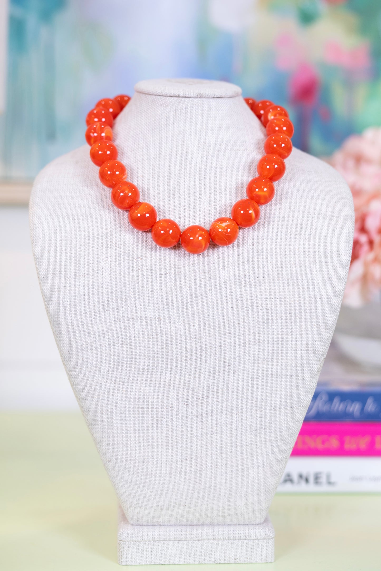Sweet Tart Beaded Necklace-Necklaces-Hart Designs-The Village Shoppe, Women’s Fashion Boutique, Shop Online and In Store - Located in Muscle Shoals, AL.