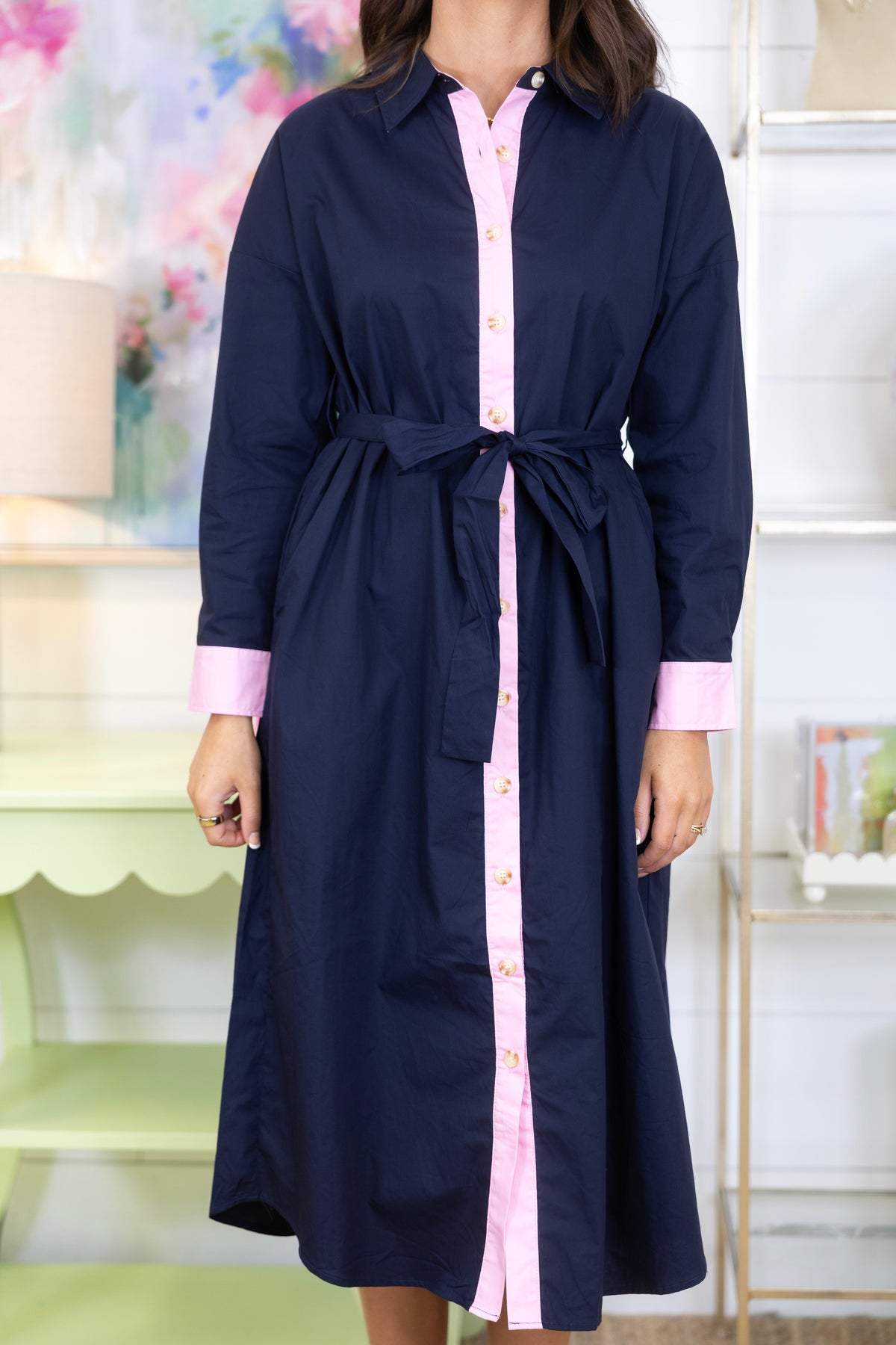 The Somerset Shirt Dress-Midi Dress-Jodifl-The Village Shoppe, Women’s Fashion Boutique, Shop Online and In Store - Located in Muscle Shoals, AL.