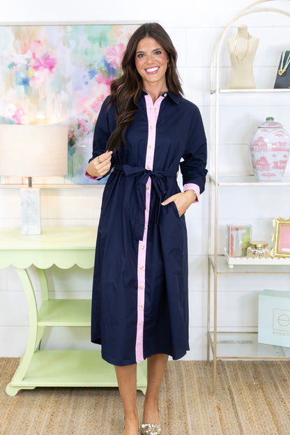 The Somerset Shirt Dress-Midi Dress-Jodifl-The Village Shoppe, Women’s Fashion Boutique, Shop Online and In Store - Located in Muscle Shoals, AL.