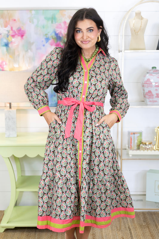 white star dress Print Belted Midi | 4th of July Dress relaxed and comfortable Velvet - All Sorin 36