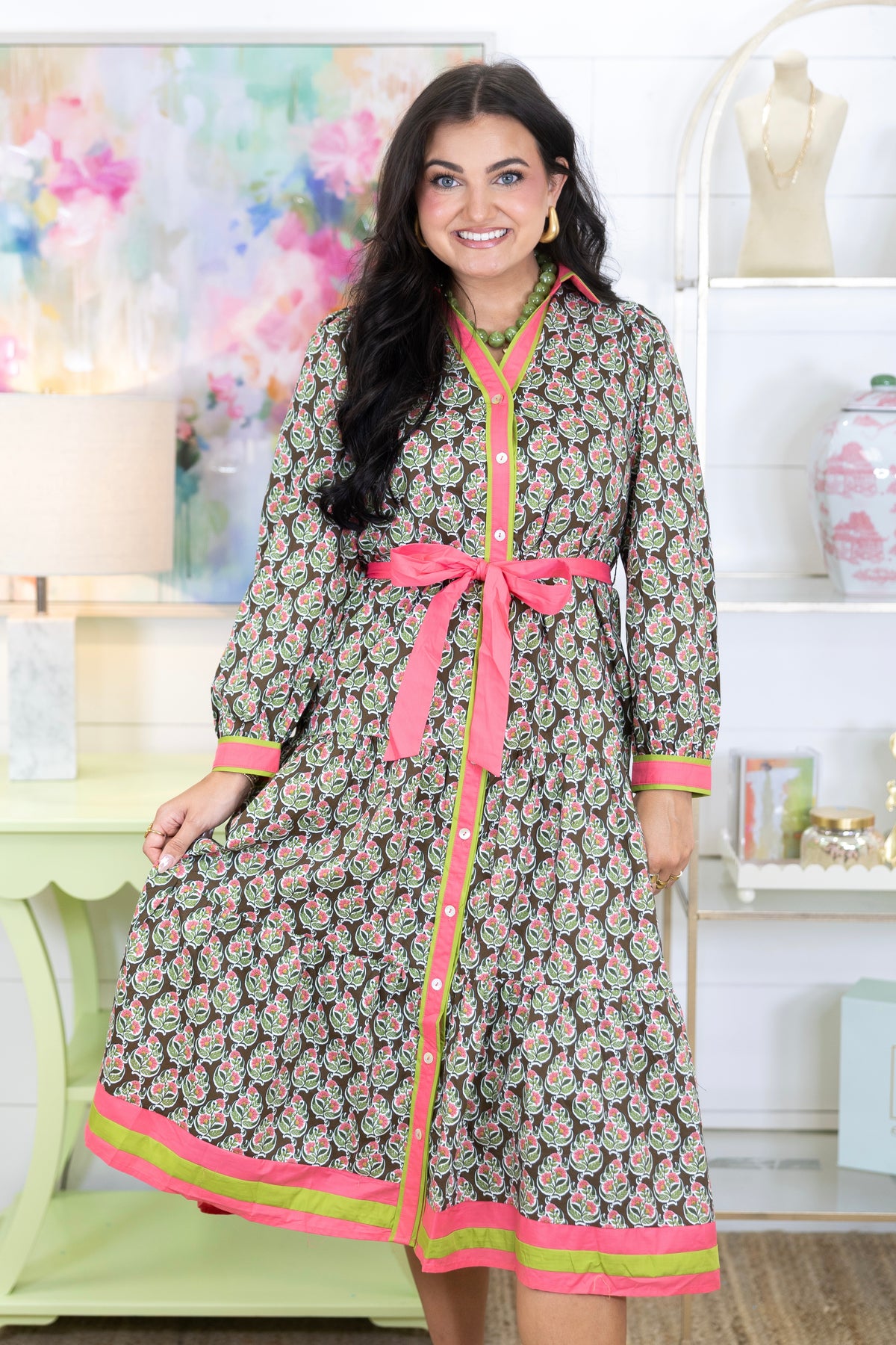 The Aria Midi Dress-Midi Dress-Jodifl-The Village Shoppe, Women’s Fashion Boutique, Shop Online and In Store - Located in Muscle Shoals, AL.