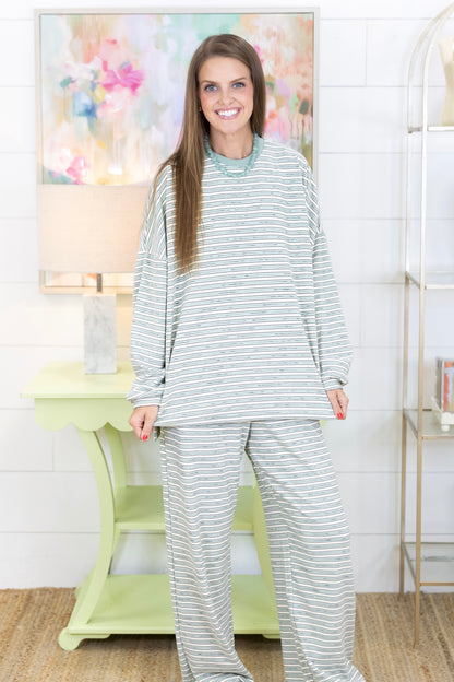 Unwind Striped Set