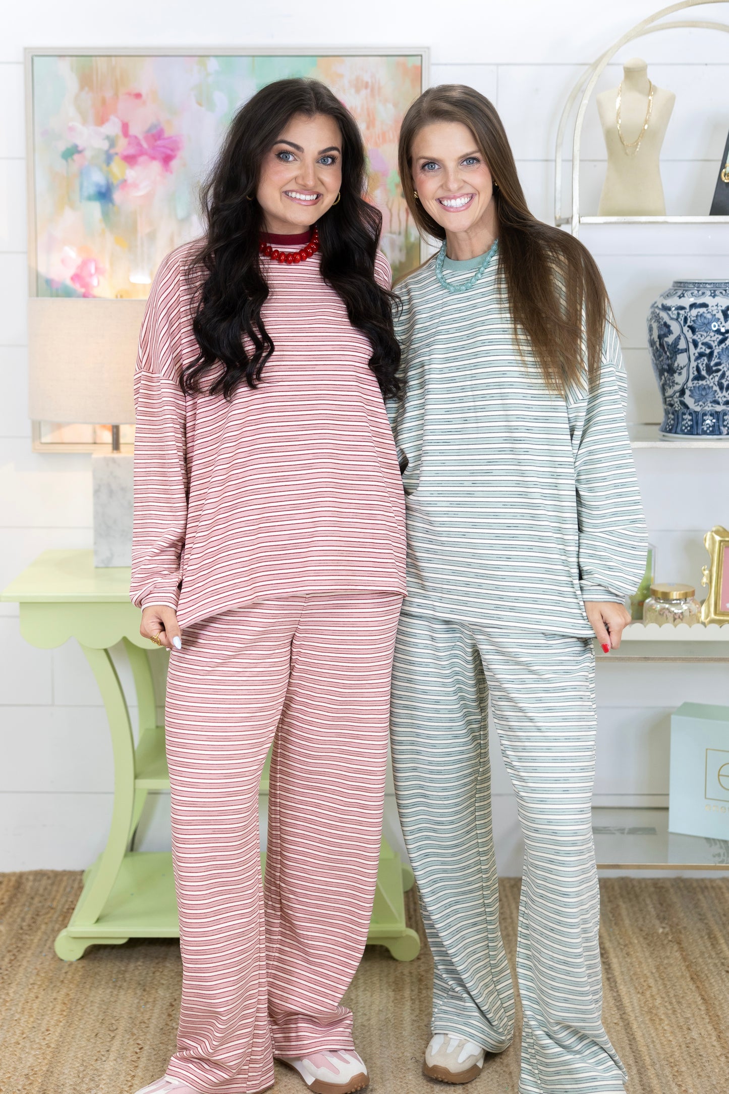 Unwind Striped Set