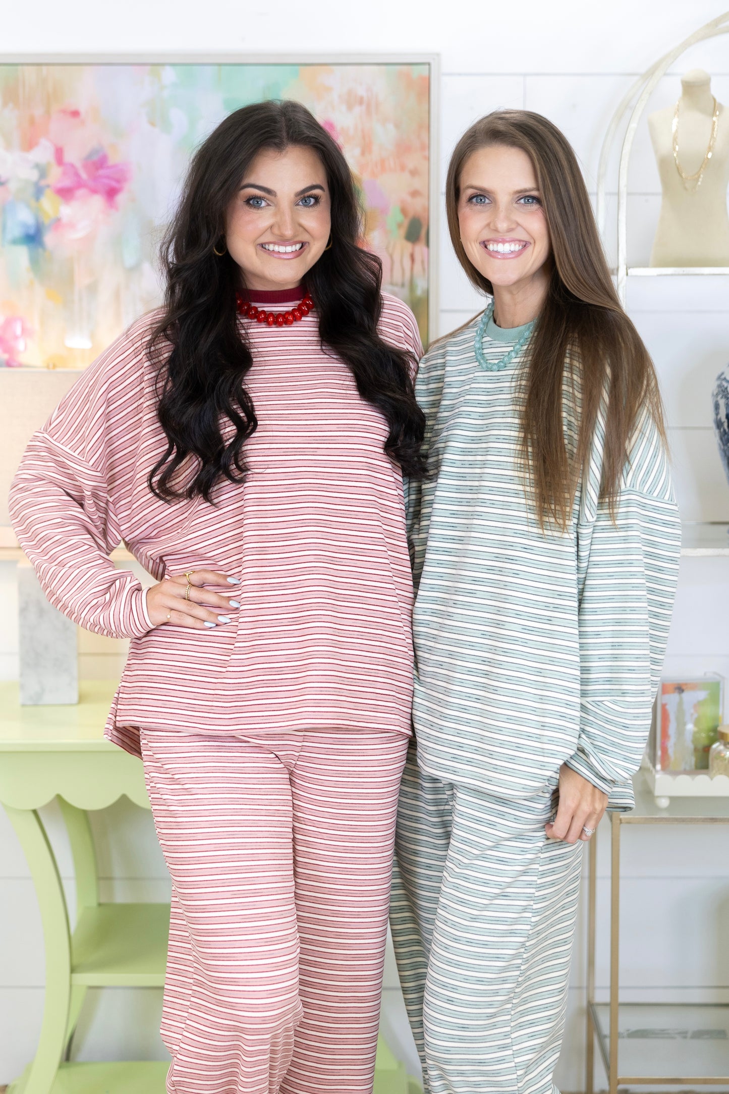 Unwind Striped Set