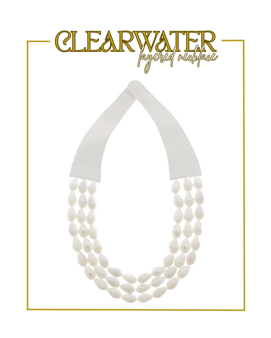 Clearwater Layered Necklace-Necklaces-Golden Stella-The Village Shoppe, Women’s Fashion Boutique, Shop Online and In Store - Located in Muscle Shoals, AL.