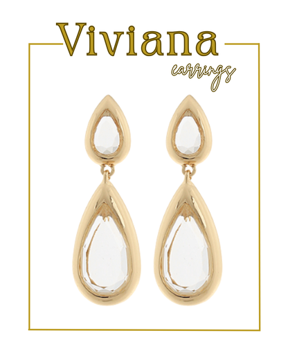 The Viviana Earrings-Earrings-Golden Stella-The Village Shoppe, Women’s Fashion Boutique, Shop Online and In Store - Located in Muscle Shoals, AL.