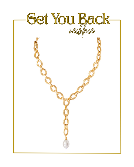 Get You Back Necklace-Necklaces-Golden Stella-The Village Shoppe, Women’s Fashion Boutique, Shop Online and In Store - Located in Muscle Shoals, AL.