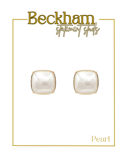 Beckham Statement Studs-Earrings-Golden Stella-The Village Shoppe, Women’s Fashion Boutique, Shop Online and In Store - Located in Muscle Shoals, AL.