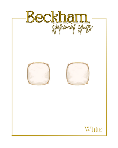 Beckham Statement Studs-Earrings-Golden Stella-The Village Shoppe, Women’s Fashion Boutique, Shop Online and In Store - Located in Muscle Shoals, AL.