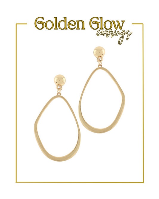 Golden Glow Earrings-Earrings-Golden Stella-The Village Shoppe, Women’s Fashion Boutique, Shop Online and In Store - Located in Muscle Shoals, AL.