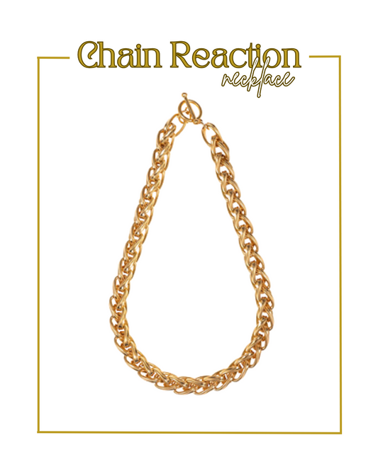 Chain Reaction Necklace-Necklaces-Golden Stella-The Village Shoppe, Women’s Fashion Boutique, Shop Online and In Store - Located in Muscle Shoals, AL.