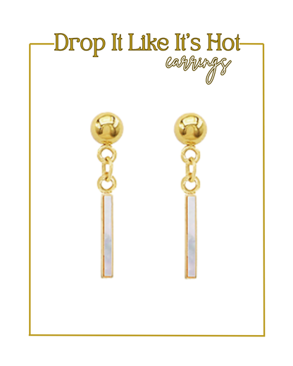 Drop It Like It's Hot Earrings-Earrings-Golden Stella-The Village Shoppe, Women’s Fashion Boutique, Shop Online and In Store - Located in Muscle Shoals, AL.