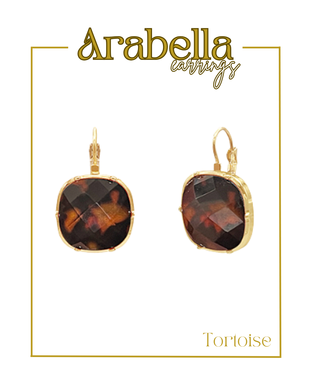 The Arabella Earrings-Earrings-Golden Stella-The Village Shoppe, Women’s Fashion Boutique, Shop Online and In Store - Located in Muscle Shoals, AL.