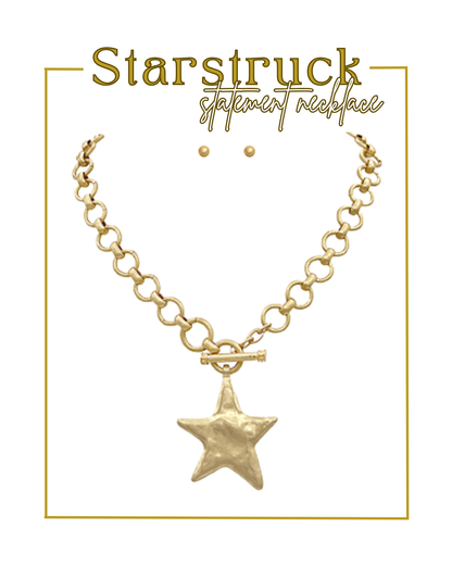 Starstruck Statement Necklace-Necklaces-Golden Stella-The Village Shoppe, Women’s Fashion Boutique, Shop Online and In Store - Located in Muscle Shoals, AL.