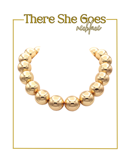 There She Goes Necklace-Necklaces-Golden Stella-The Village Shoppe, Women’s Fashion Boutique, Shop Online and In Store - Located in Muscle Shoals, AL.