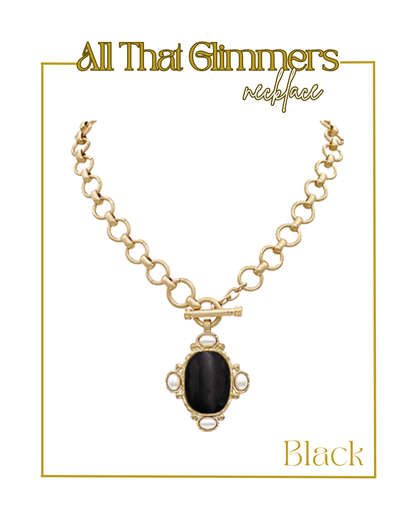 All That Glimmers Necklace-Necklaces-Golden Stella-The Village Shoppe, Women’s Fashion Boutique, Shop Online and In Store - Located in Muscle Shoals, AL.