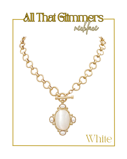 All That Glimmers Necklace-Necklaces-Golden Stella-The Village Shoppe, Women’s Fashion Boutique, Shop Online and In Store - Located in Muscle Shoals, AL.