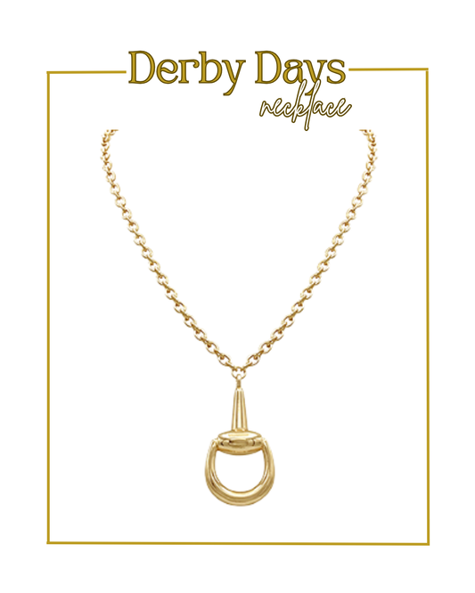 Derby Days Necklace-Necklaces-Golden Stella-The Village Shoppe, Women’s Fashion Boutique, Shop Online and In Store - Located in Muscle Shoals, AL.