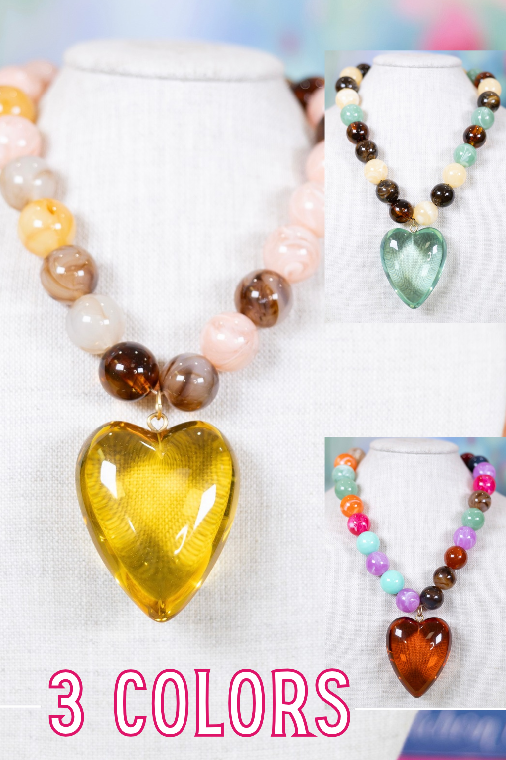 Love at Large Pendant Necklace-Necklaces-Hart Designs-The Village Shoppe, Women’s Fashion Boutique, Shop Online and In Store - Located in Muscle Shoals, AL.