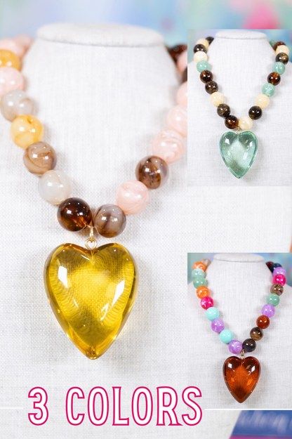Love at Large Pendant Necklace-Necklaces-Hart Designs-The Village Shoppe, Women’s Fashion Boutique, Shop Online and In Store - Located in Muscle Shoals, AL.