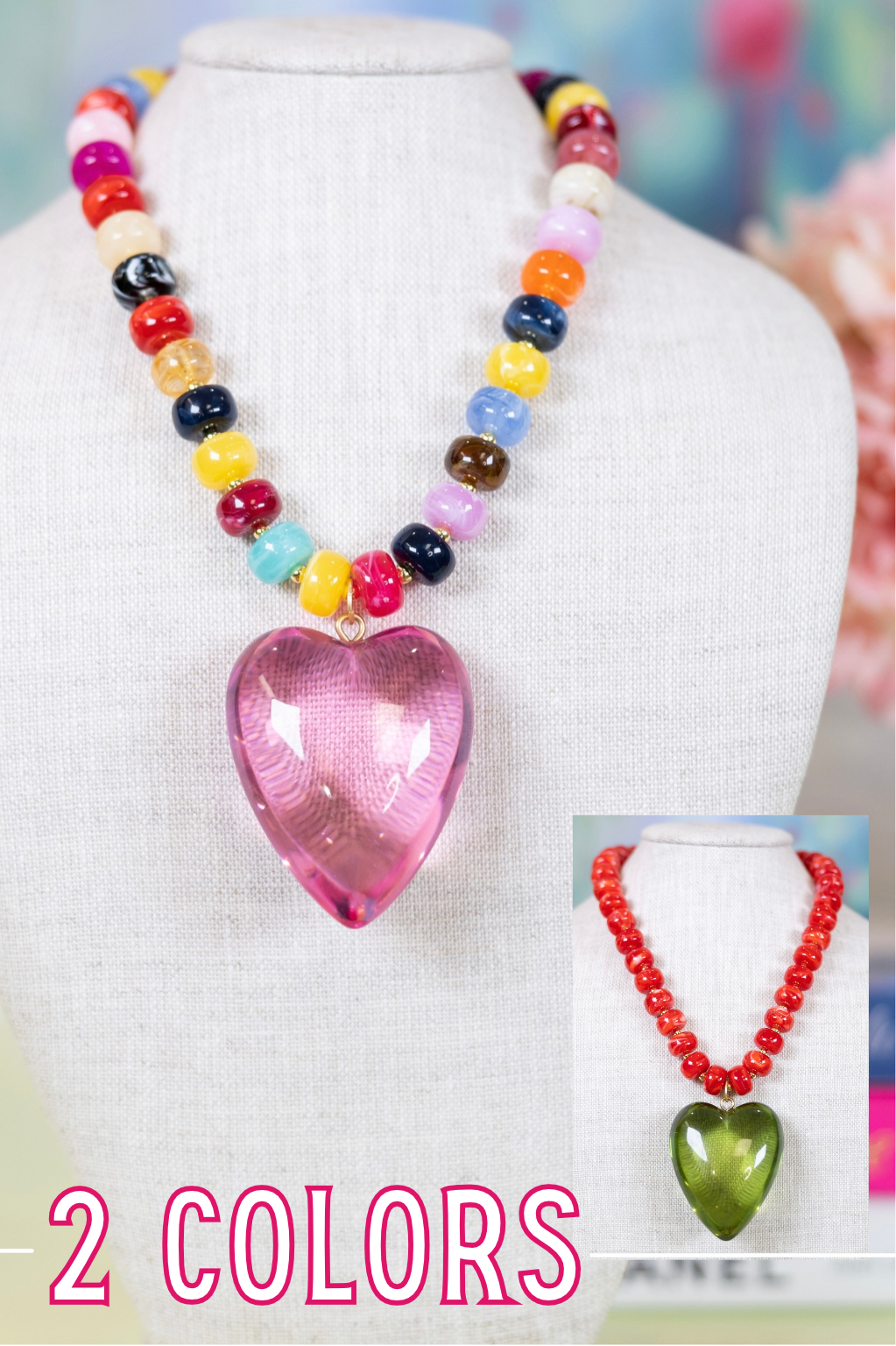 Clear Intentions Pendant Necklace-Necklaces-Hart Designs-The Village Shoppe, Women’s Fashion Boutique, Shop Online and In Store - Located in Muscle Shoals, AL.