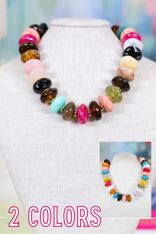 Happy Hour Beaded Necklace-Bracelets-Hart Designs-The Village Shoppe, Women’s Fashion Boutique, Shop Online and In Store - Located in Muscle Shoals, AL.
