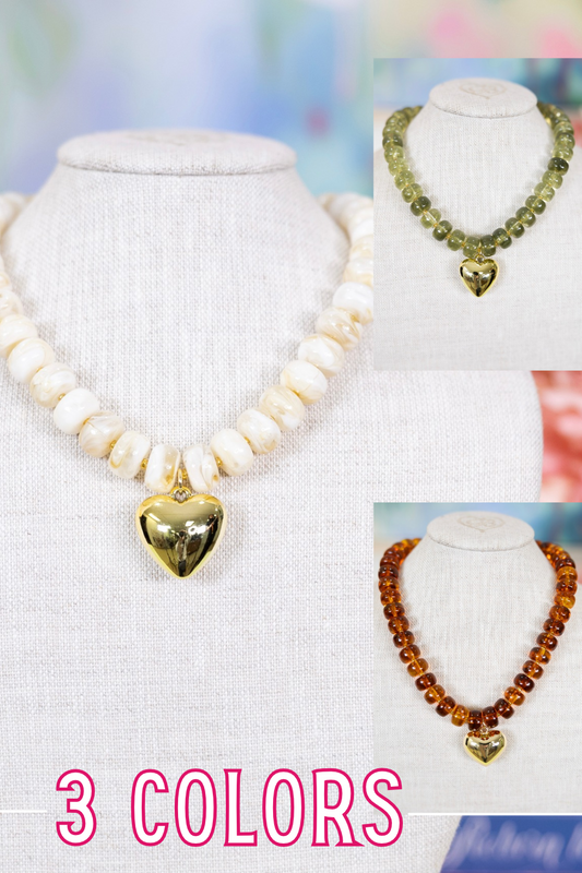 Heart of Gold Necklace-Necklaces-Hart Designs-The Village Shoppe, Women’s Fashion Boutique, Shop Online and In Store - Located in Muscle Shoals, AL.