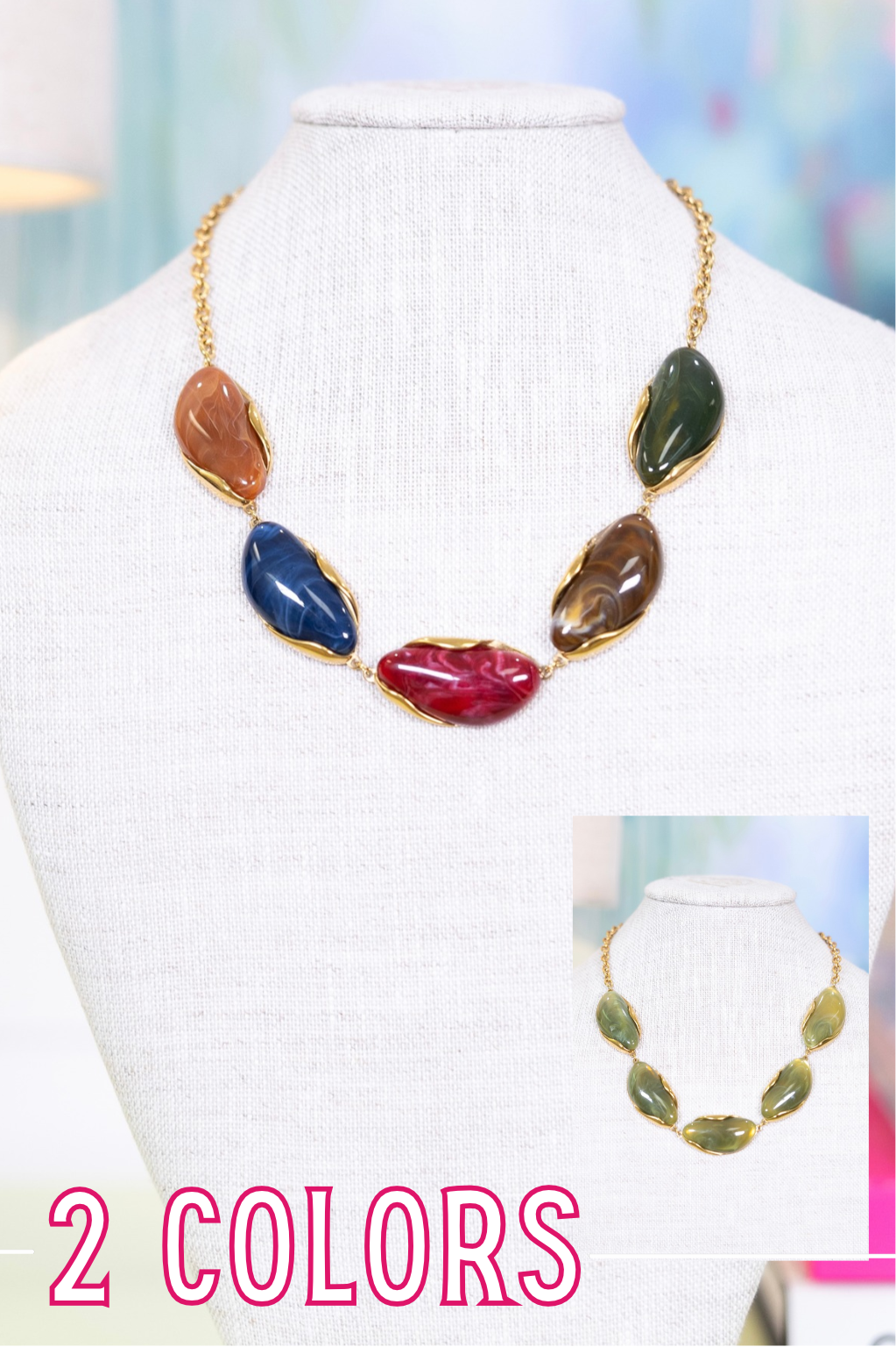 Sticks and Stones Necklace-Necklaces-Hart Designs-The Village Shoppe, Women’s Fashion Boutique, Shop Online and In Store - Located in Muscle Shoals, AL.