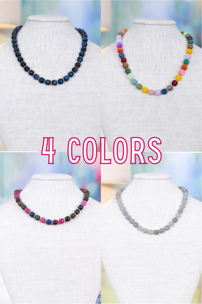 Seal the Deal Beaded Necklace-Necklaces-Hart Designs-The Village Shoppe, Women’s Fashion Boutique, Shop Online and In Store - Located in Muscle Shoals, AL.