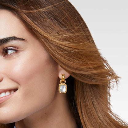Julie Vos Marbella Hoop & Charm Earring-Earrings-Julie Vos-The Village Shoppe, Women’s Fashion Boutique, Shop Online and In Store - Located in Muscle Shoals, AL.