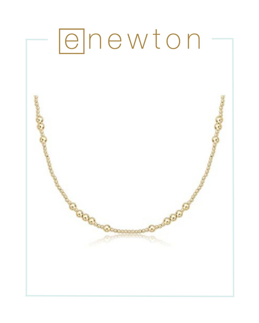 E Newton Choker Hope Unwritten - 4mm Gold-Necklaces-ENEWTON-The Village Shoppe, Women’s Fashion Boutique, Shop Online and In Store - Located in Muscle Shoals, AL.