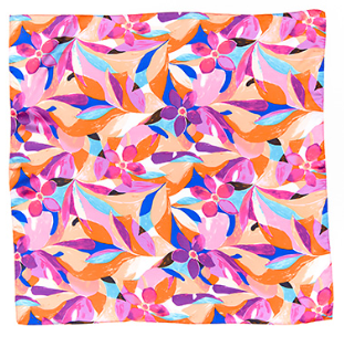 Retro Blooming Scarf-Scarf-Golden Stella-The Village Shoppe, Women’s Fashion Boutique, Shop Online and In Store - Located in Muscle Shoals, AL.