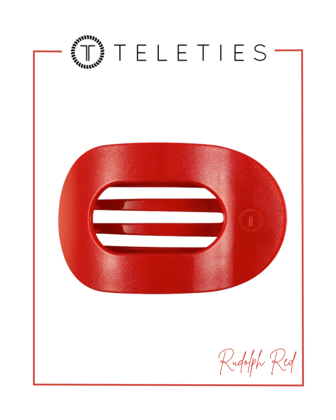 TELETIES Flat Round Hair Clip | Large-Claw Clips-TELETIES-The Village Shoppe, Women’s Fashion Boutique, Shop Online and In Store - Located in Muscle Shoals, AL.