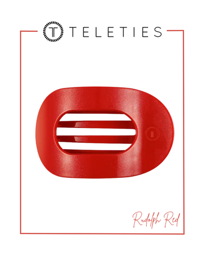 TELETIES Flat Round Hair Clip | Large-Claw Clips-TELETIES-The Village Shoppe, Women’s Fashion Boutique, Shop Online and In Store - Located in Muscle Shoals, AL.