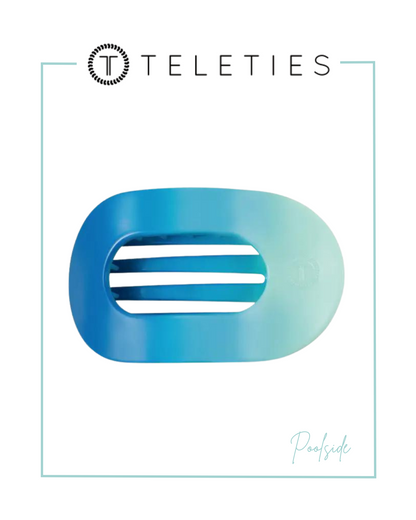 TELETIES Flat Round Hair Clip | Large-Claw Clips-TELETIES-The Village Shoppe, Women’s Fashion Boutique, Shop Online and In Store - Located in Muscle Shoals, AL.