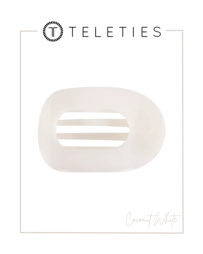 TELETIES Flat Round Hair Clip | Large-Claw Clips-TELETIES-The Village Shoppe, Women’s Fashion Boutique, Shop Online and In Store - Located in Muscle Shoals, AL.