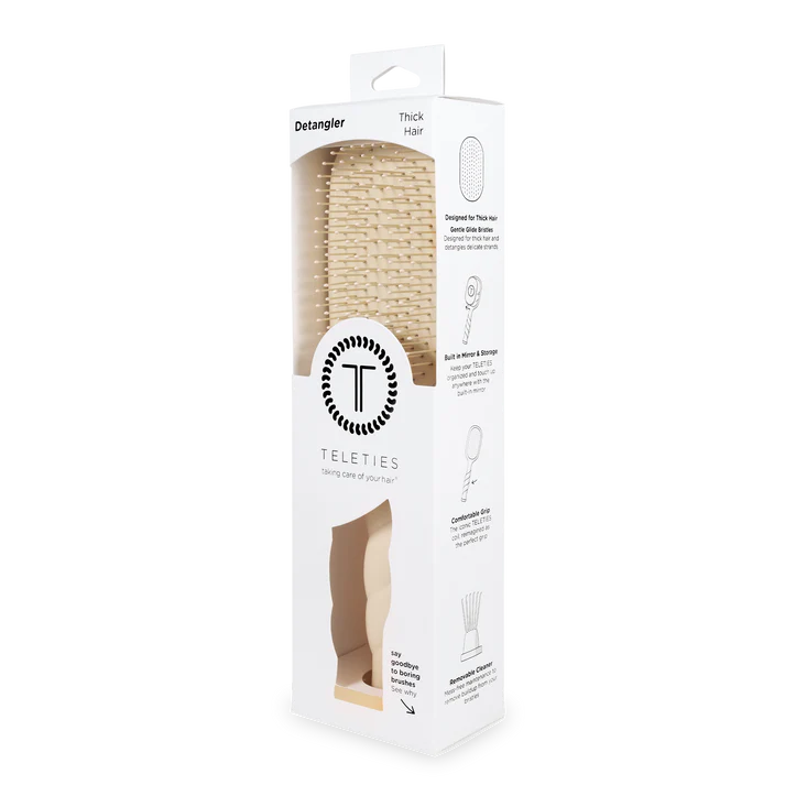 TELETIES Detangler Hair Brush-Hair Brush-TELETIES-The Village Shoppe, Women’s Fashion Boutique, Shop Online and In Store - Located in Muscle Shoals, AL.