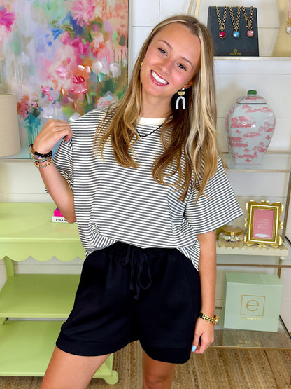 The Cory Tee-Short Sleeves-Things Between-The Village Shoppe, Women’s Fashion Boutique, Shop Online and In Store - Located in Muscle Shoals, AL.