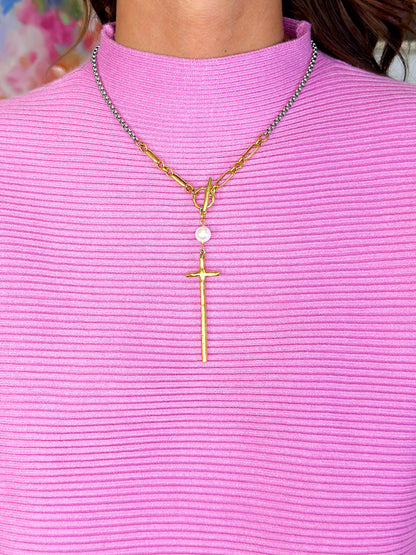 Gilded Grace Necklace-Necklaces-The Village Shoppe-The Village Shoppe, Women’s Fashion Boutique, Shop Online and In Store - Located in Muscle Shoals, AL.