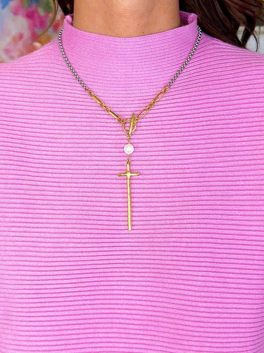 Gilded Grace Necklace-Necklaces-The Village Shoppe-The Village Shoppe, Women’s Fashion Boutique, Shop Online and In Store - Located in Muscle Shoals, AL.